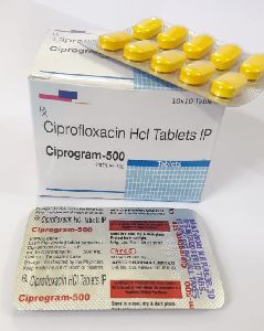 Ciprofloxacin Hcl 500mg Tablets IP