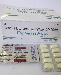 Nimesulide and Paracetamol Dispersible Tablets