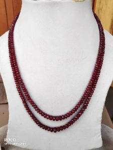 Natural Longido Ruby Beads