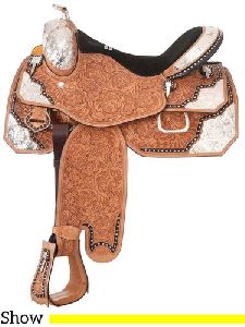 Western Show Horse Saddle