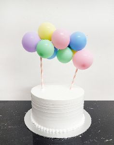 HIPPITY HOP PASTEL BALLOON CAKE TOPPER WITH 2 STICKS 2 TAPE ( PACK OF 1 )