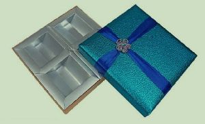 Blue Dry Fruit Paper Box
