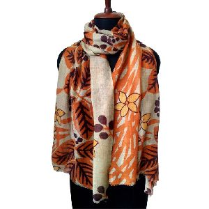 wool printed stole