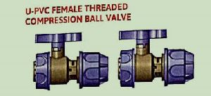 U-PVC Female Threaded Compression Ball Valve