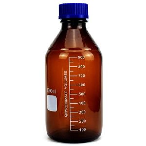Reagent Bottle with screw cap Amber CORNSIL