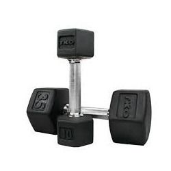 Weighing Dumbbell