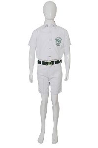 Boys White School Uniform