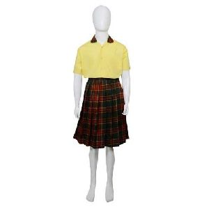 Girls Check School Uniform