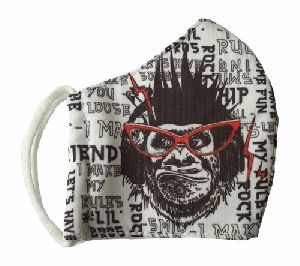 Printed Cotton Face Mask