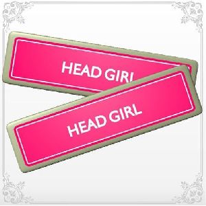 Head Girl Name Badge