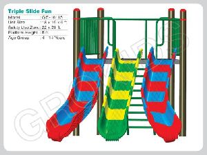 FRP Wave Slide,triple slide
