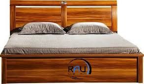 wooden bed