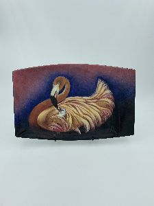 Rectangular Tray with swan design
