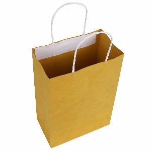 Hemp Paper Bag with Twisted Handle