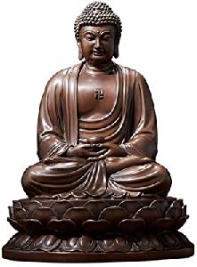 Copper Sitting Buddha Statue