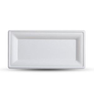 2D Rectangle Bagasse Tray