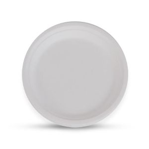 Plain Round Bagasse Plate