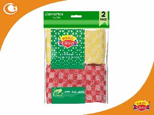 Magic Cleen Xtreame Bamboo Scourer Pad Pack of 2
