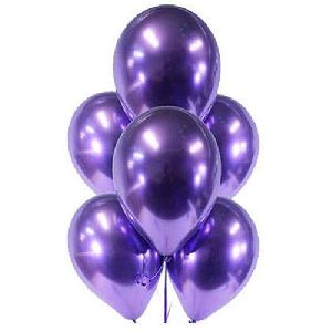 HIPPITY HOP PURPLE CHROME BALLOON ( PACK OF 50 ) 12 INCH FOR PARTY DECORATION