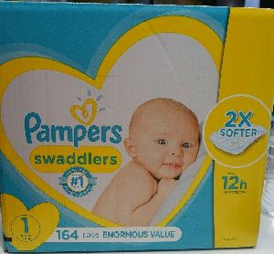 Pampers Swaddlers Disposable Baby Diapers - Size 1- 164 count
