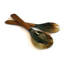 hanadmade dinnerware horn spoon