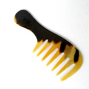 designer hair grooming buffalo horn comb