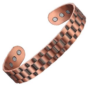 6 magnet indian handicrafts pure copper bracelet