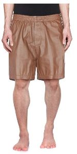 M5 Mens Leather Shorts
