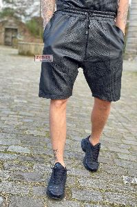 M7 Mens Leather Shorts