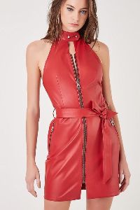 W10 Women Leather Dress