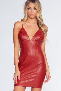 W1 Women Leather Dress