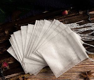 Popular non-woven fabric wrapping tea bag disposable tea filter bag 5*7cm