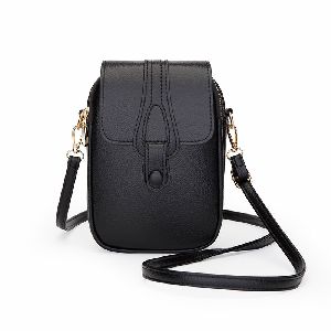 Ladies mini leather sling bag