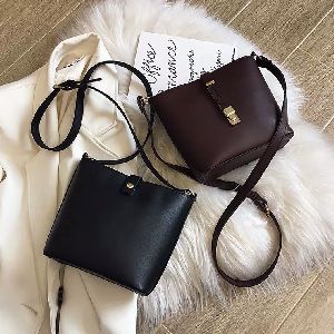 leather mini sling bags