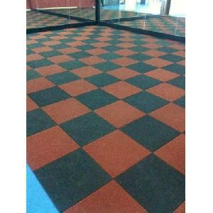 Designer Rubber Flooring Tile