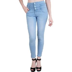 Ladies High Waist Jeans