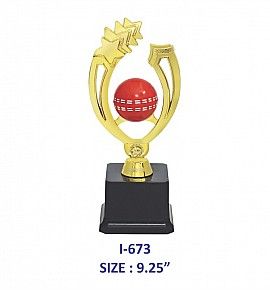 Cricket Trophy (Single Size) Model : I-673