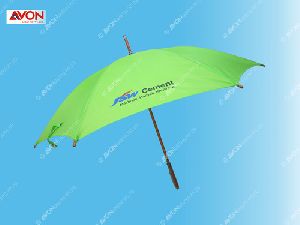 Green Wooden Umbrella