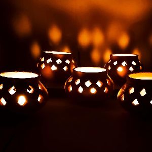 Diwali Wax Diya** Approx 2hour Burning Time