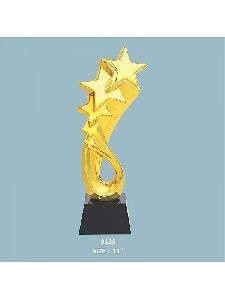 Crystal Resin 5 stars Trophy (Single Size)