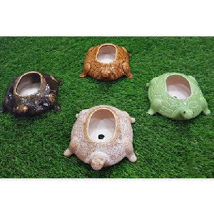 Turtle Shape Ceramic Flower Pot