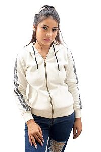 Women's Designer Stylish Fleece Hoodie Zipper