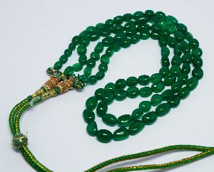 2 Strand Green Onyx Gemstone Necklace