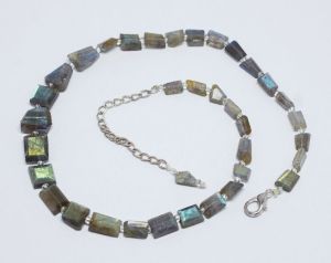 Labradorite Blue Flashy Necklace