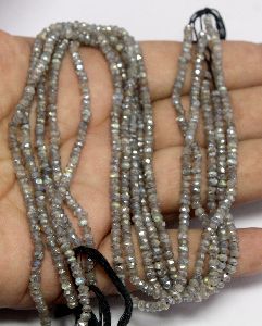 Labradorite Coated Beads