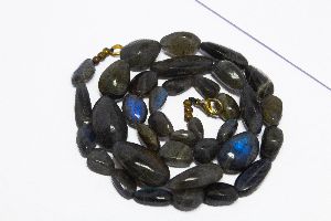 Labradorite gemstone  beaded Necklace 