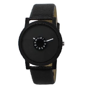 Black Dial Leather Belt Paidu Watch - M73