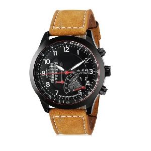 Curren Meter Leather Strap Analog Men  Wrist Watch  -  M53