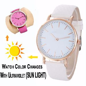 Fancy Classy solar Color Changing Watch for Girls &amp;amp; Women - L33