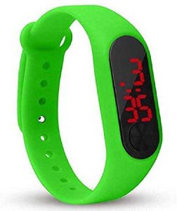 NEW MI BRAND M2 GREEN COLOR LED WATCH FOR BOYS AND GIRLS Digital Watch - M174